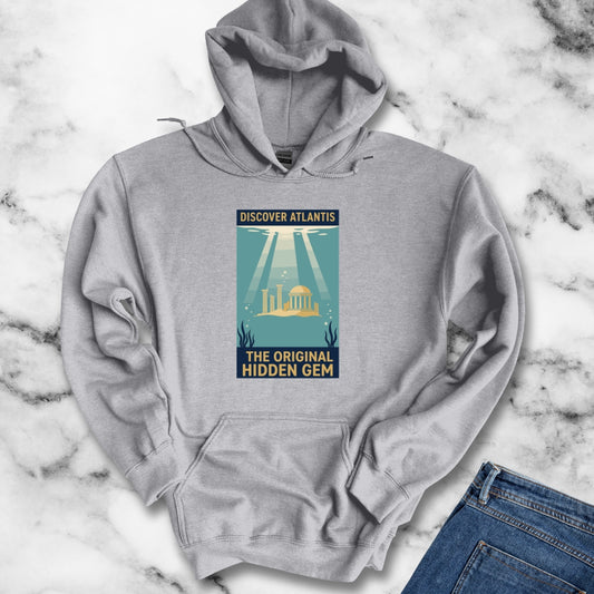 Visit Atlantis Retro Tourism Hoodie