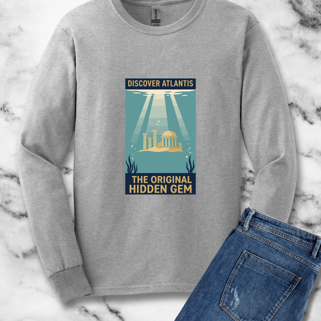 Visit Atlantis Retro Tourism Long Sleeve
