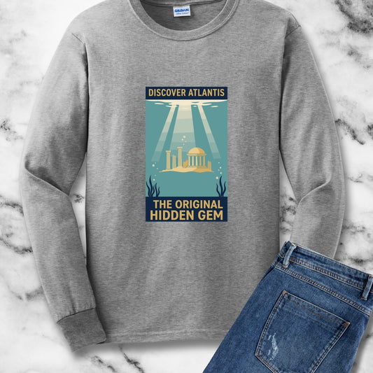 Visit Atlantis Retro Tourism Long Sleeve