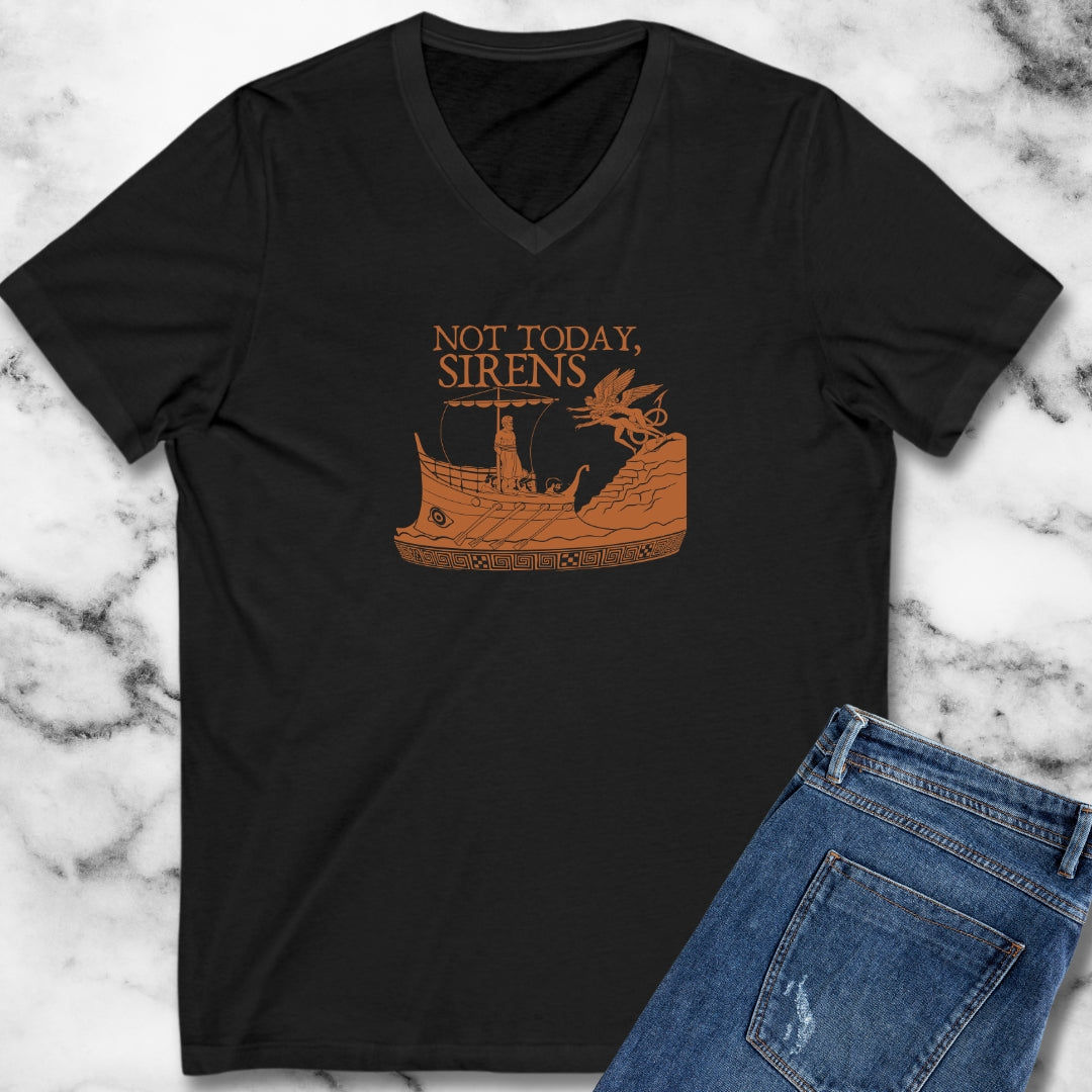 Not Today Sirens V-Neck