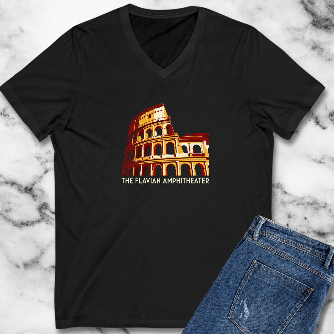 Colosseum Flavian Amphitheater V-Neck