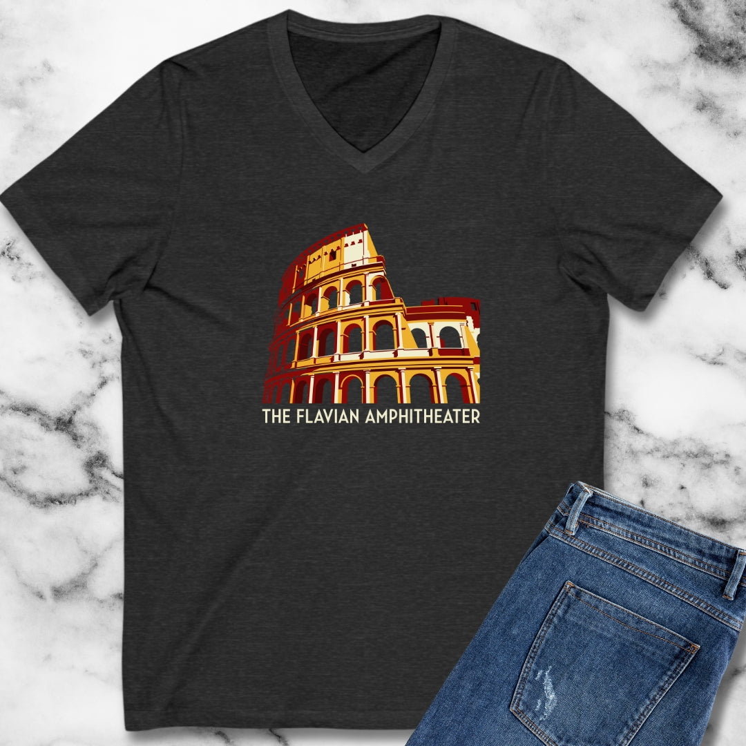 Colosseum Flavian Amphitheater V-Neck