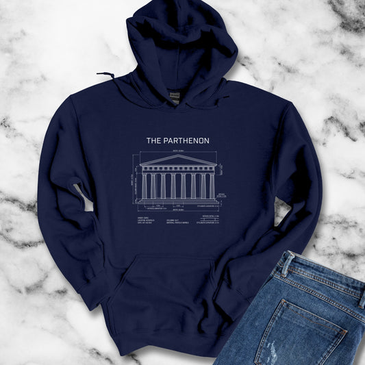 Parthenon Schematic Hoodie