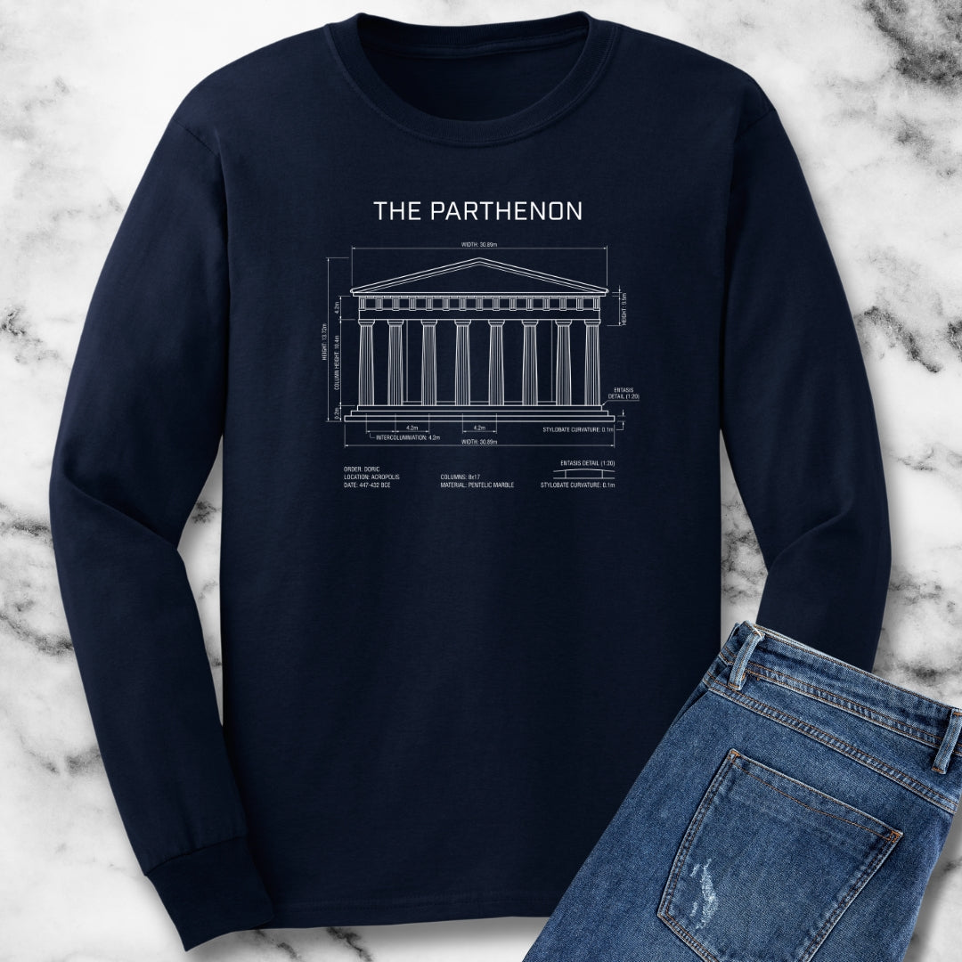 Parthenon Schematic Long Sleeve