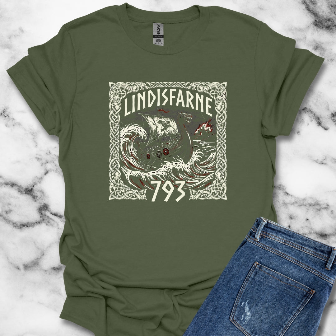 Viking Raid on Lindisfarne T-Shirt