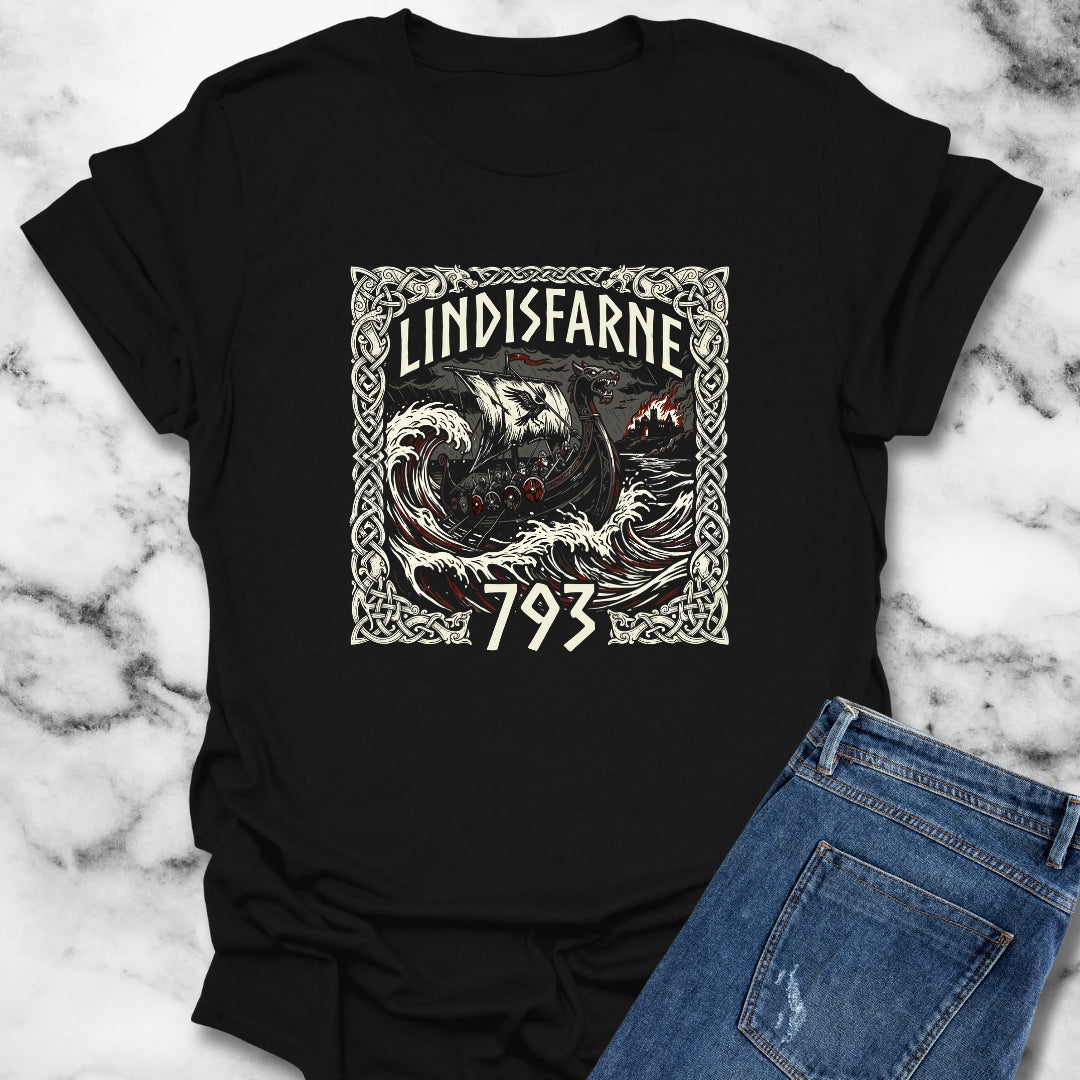 Viking Raid on Lindisfarne T-Shirt