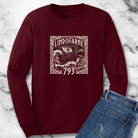Viking Raid on Lindisfarne Long Sleeve