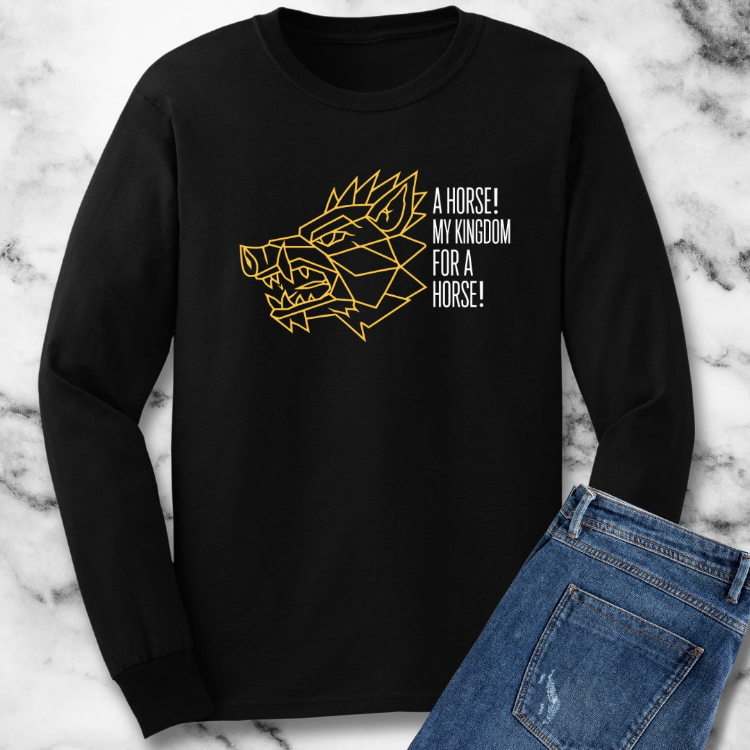 Richard III Kingdom for a Horse Long Sleeve