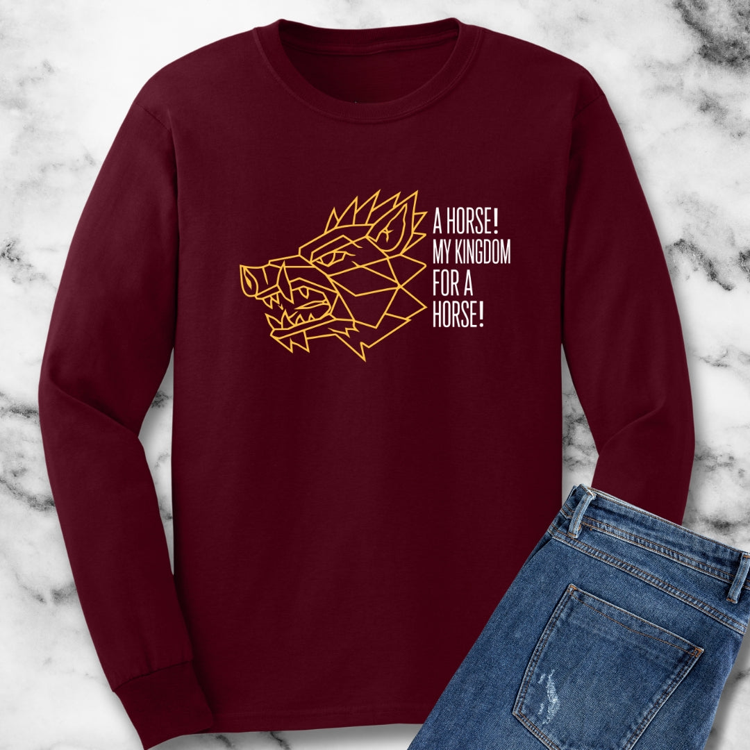Richard III Kingdom for a Horse Long Sleeve