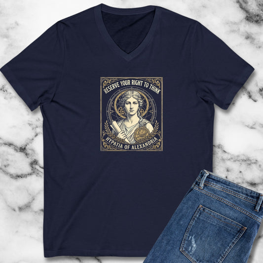 Hypatia of Alexandria Philosopher V-neck