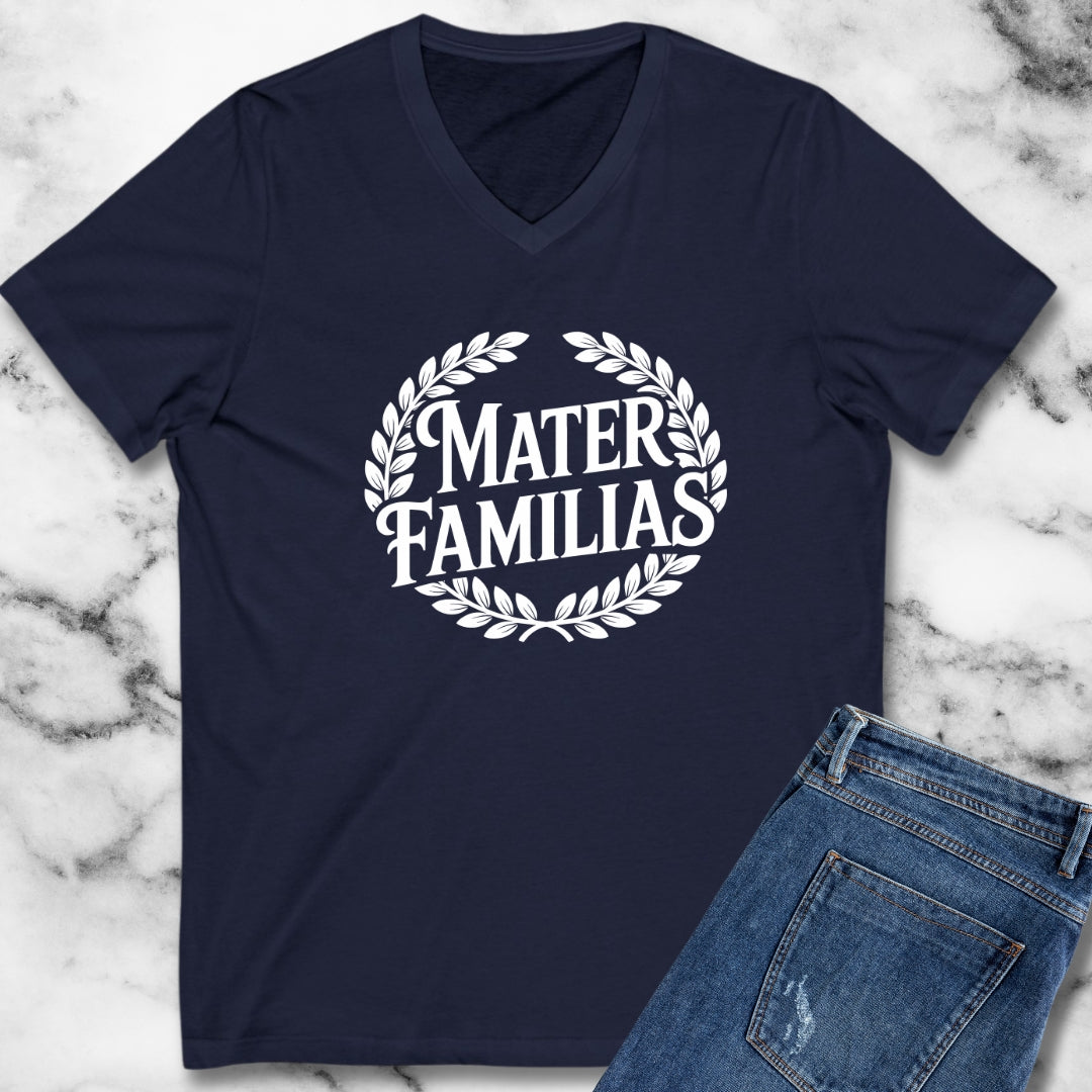Mater Familias Mother Latin V-neck