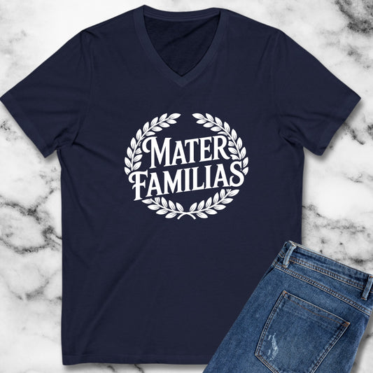 Mater Familias Mother Latin V-neck
