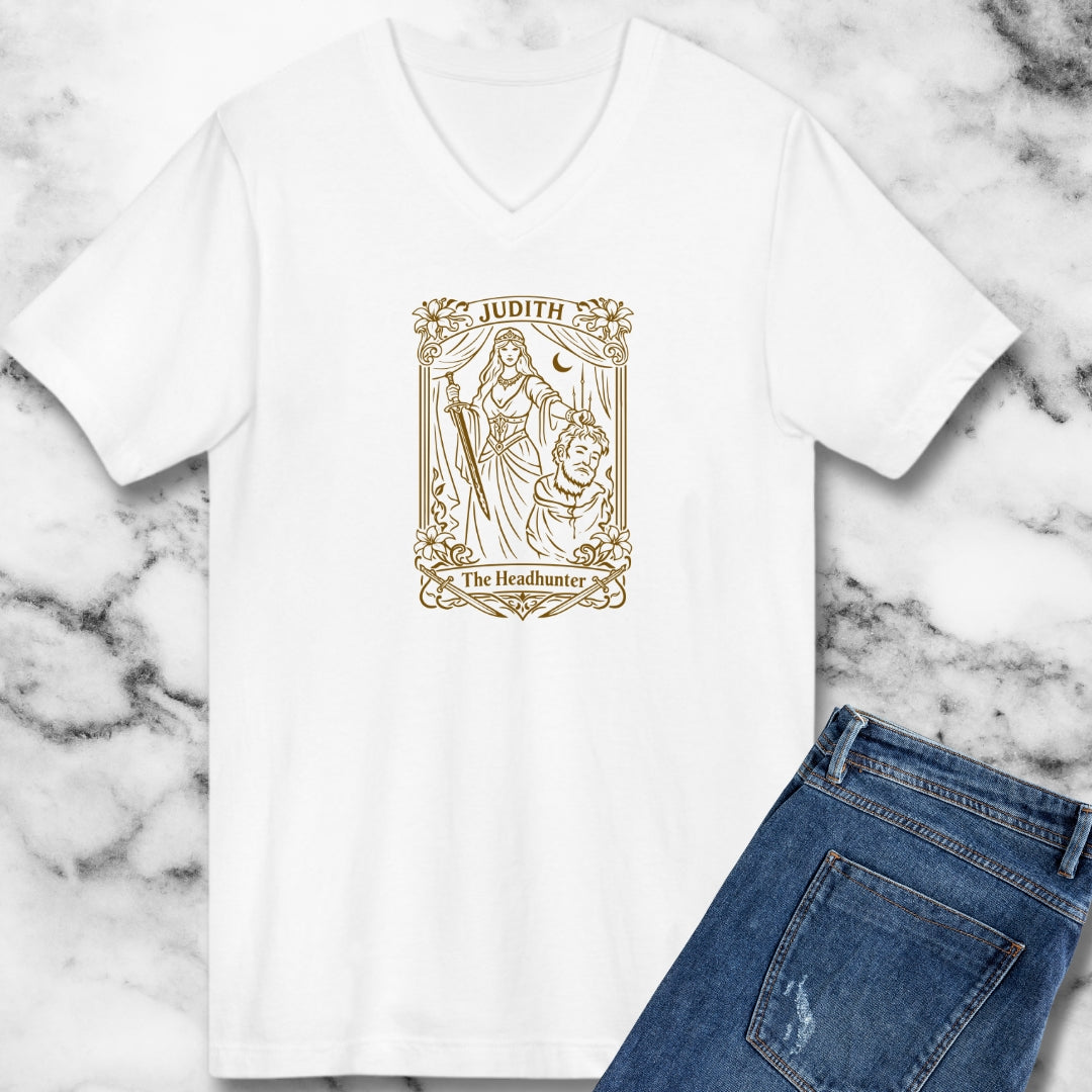 Judith & Holofernes Tarot Style V-neck