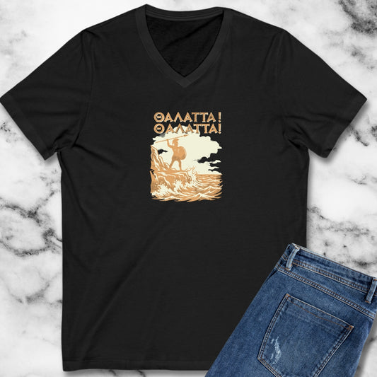 Thalatta Xenophon Roaming Ten Thousand V-Neck