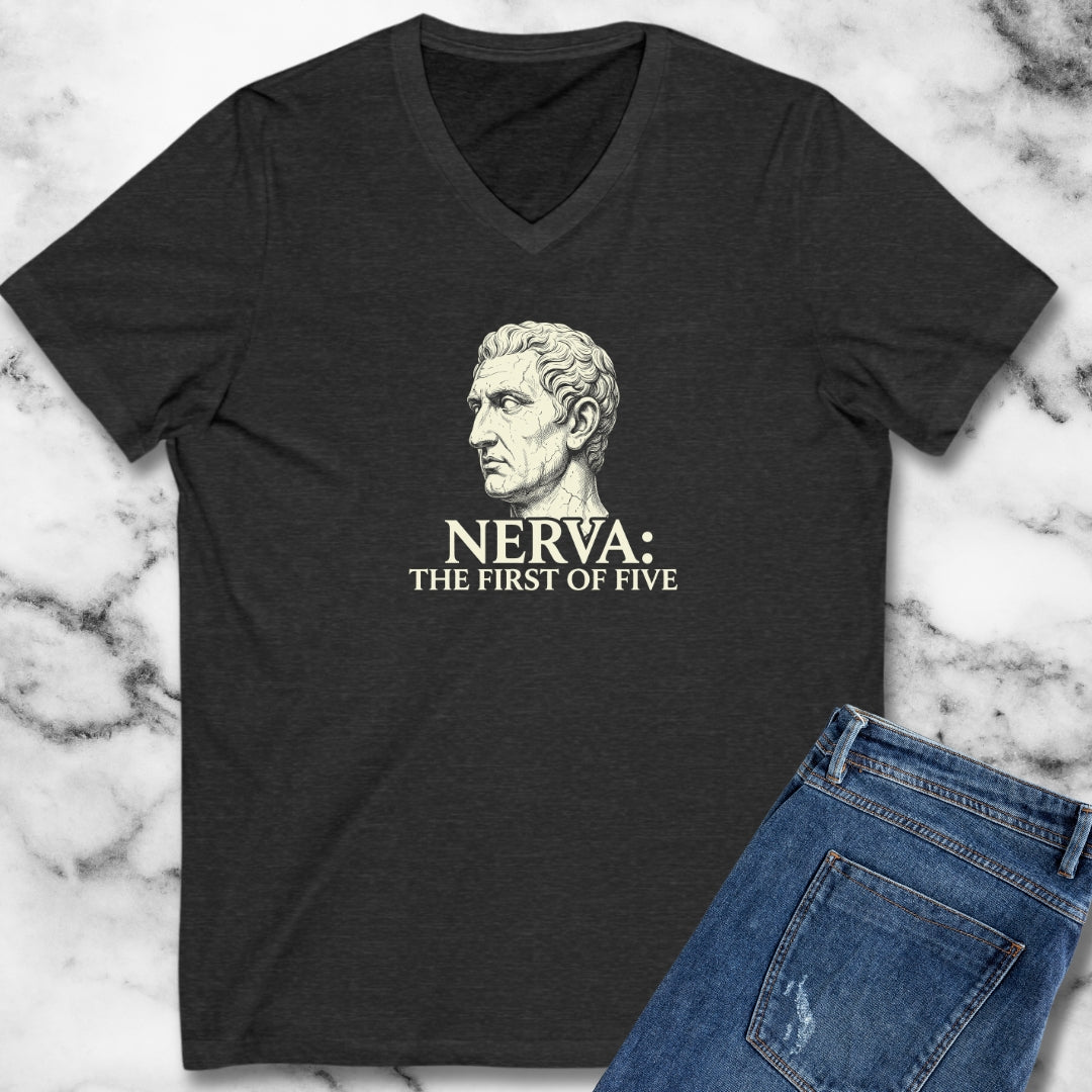 Nerva First of 5 Good Emperors V-neck