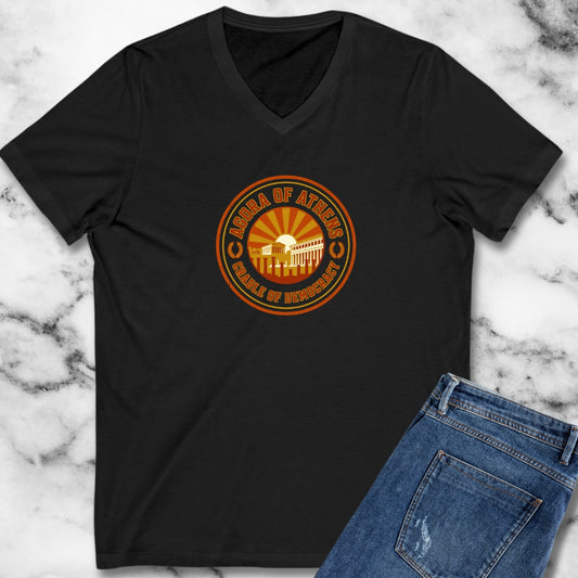 Athens Agora Cradle of Democracy V-neck