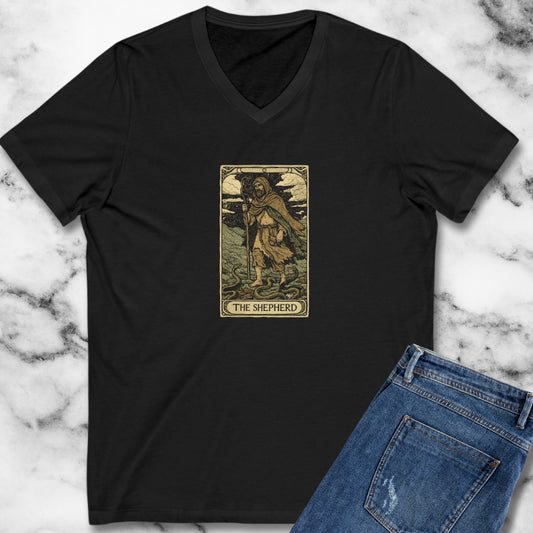 Saint Patrick Shepherd Tarot V-neck