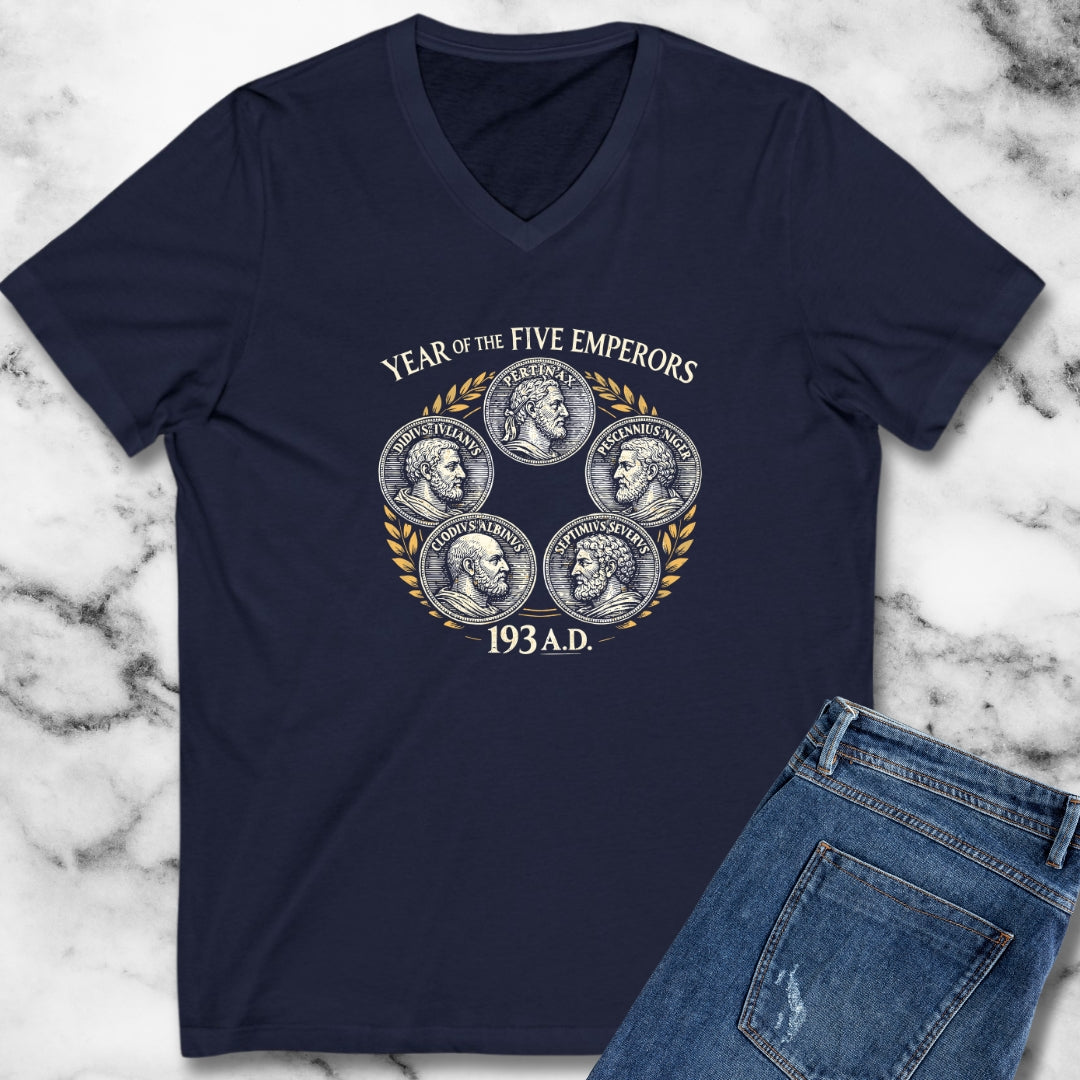 Year of the 5 Emperors Septimus Severus V-neck