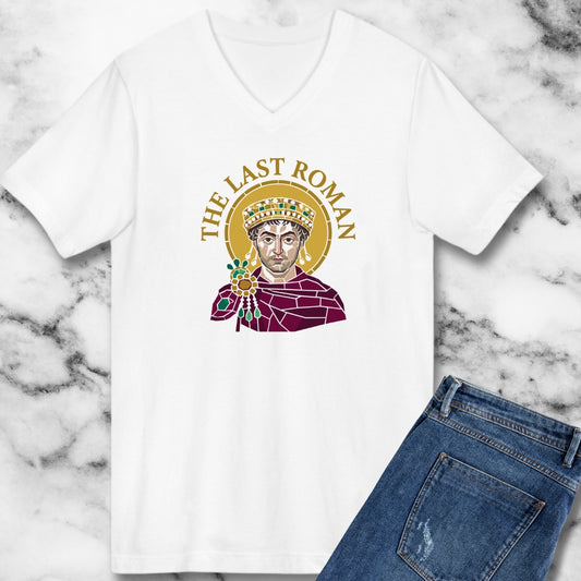 Justinian Last Roman Emperor V-neck Tee
