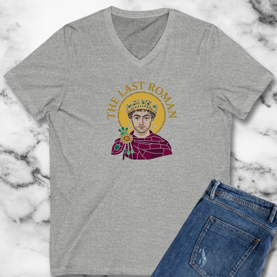 Justinian Last Roman Emperor V-neck Tee