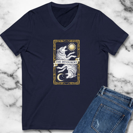 Sköll & Hati Tarot the Devourers V-neck
