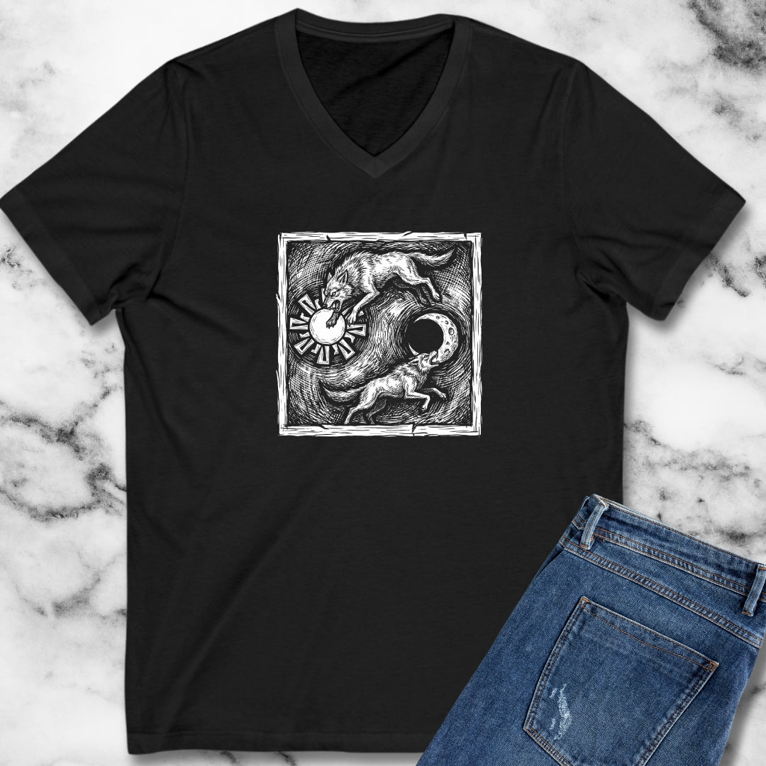 Sköll & Hati the Devourers V-neck