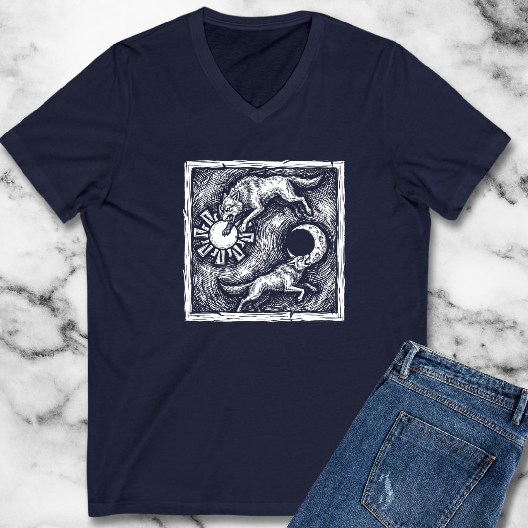 Sköll & Hati the Devourers V-neck