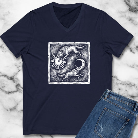Sköll & Hati the Devourers V-neck