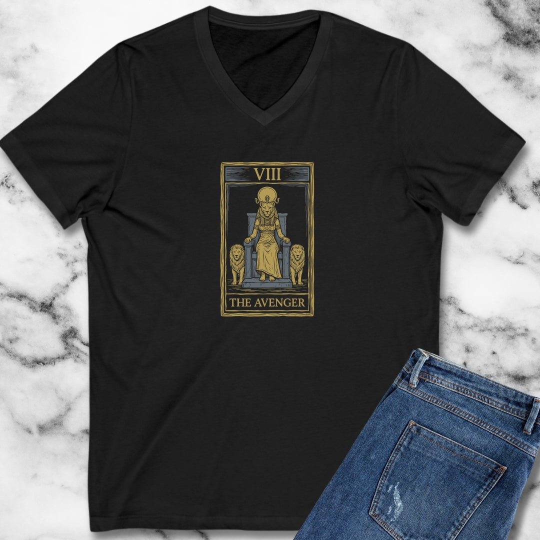 Sekhmet Avenger Tarot V-neck