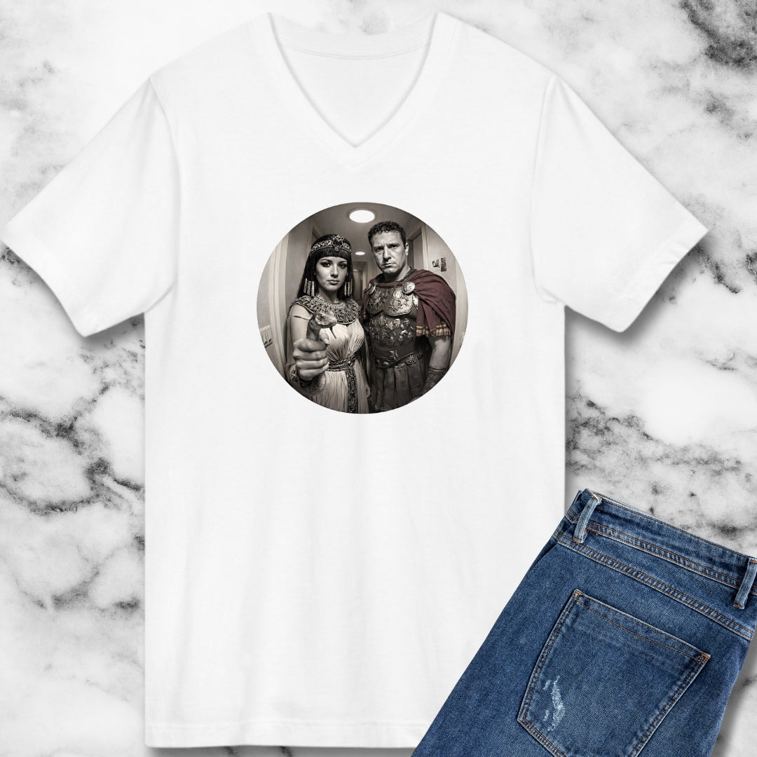 Peephole View Antony and Cleopatra V-neck