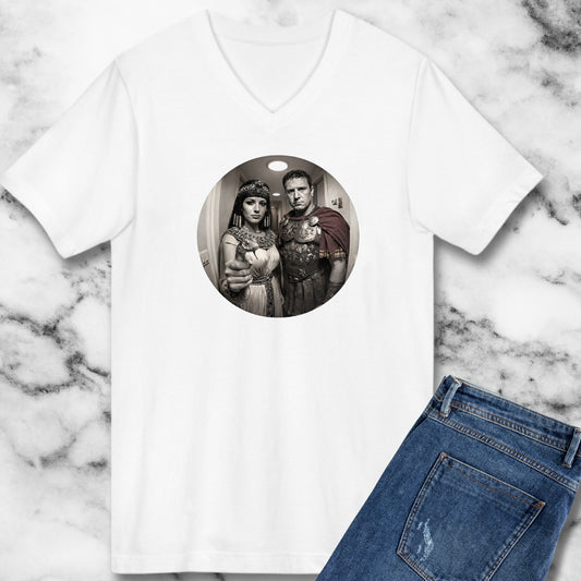 Peephole View Antony and Cleopatra V-neck