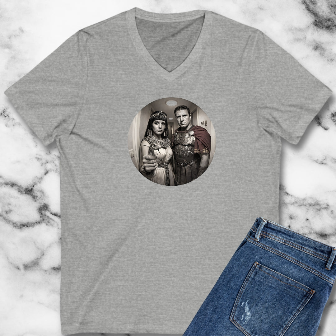 Peephole View Antony and Cleopatra V-neck