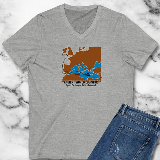 Phoenicians Ancient Shipping Maritime V-neck