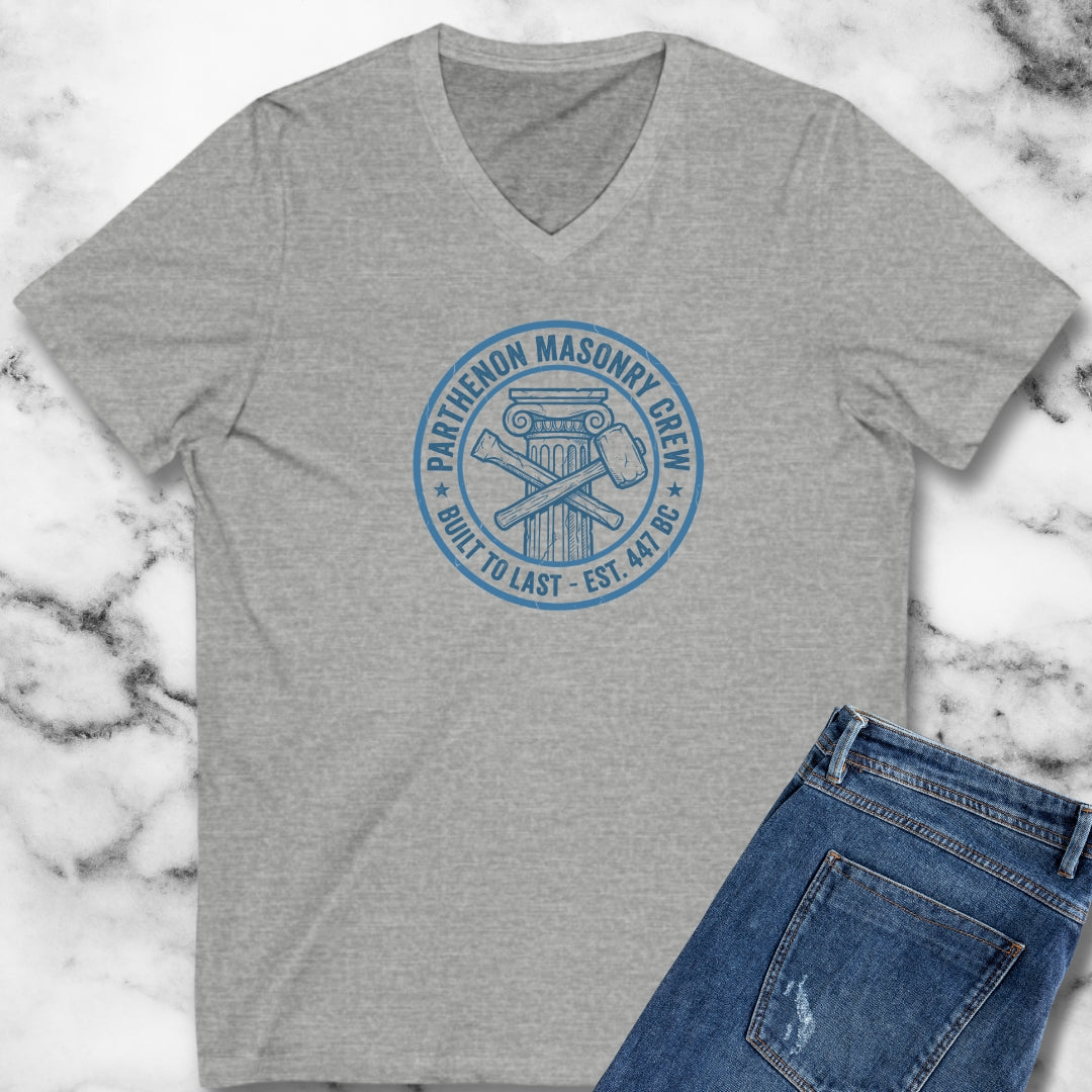 Parthenon Masonry Crew V-neck