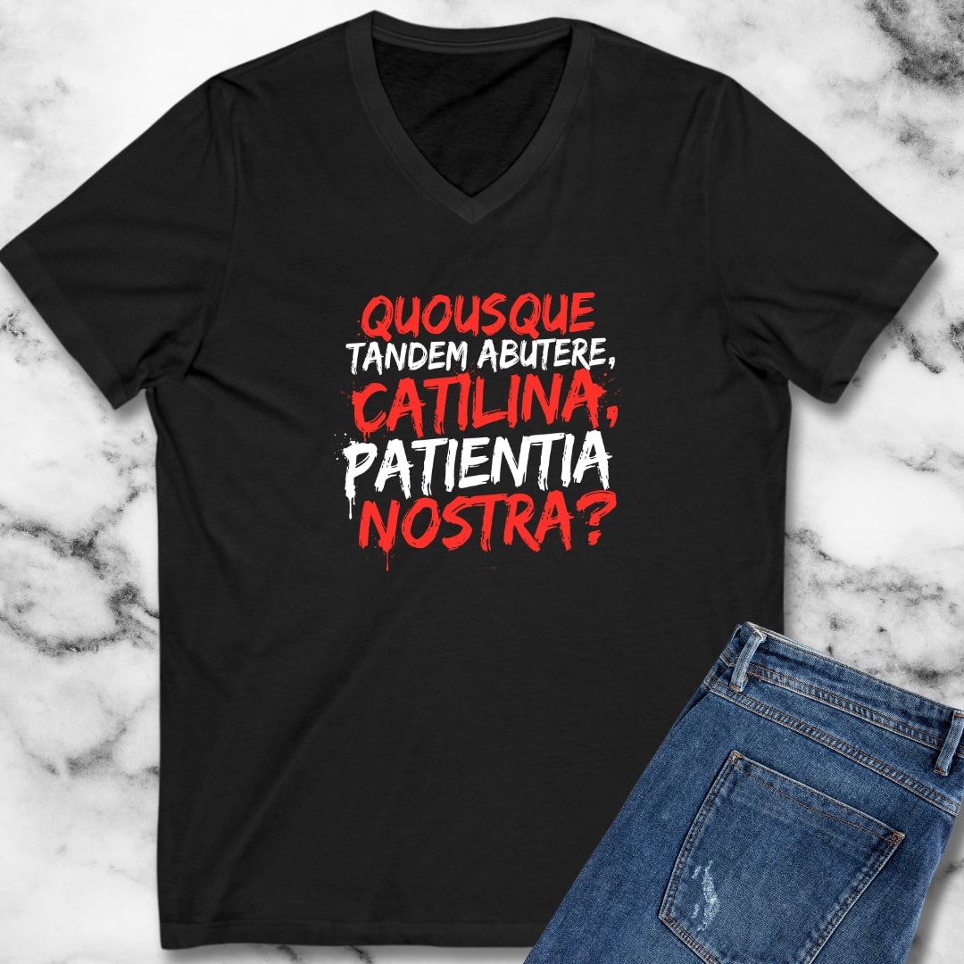 Cicero First Speech Against Catiline Conspiracy V-Neck