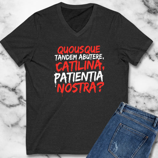 Cicero First Speech Against Catiline Conspiracy V-Neck