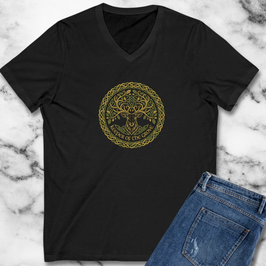 Druid Oak Deer V-neck