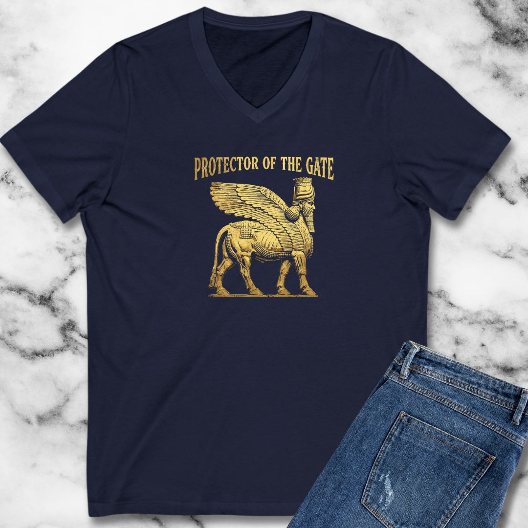 Lamassu Protector of the Gate V-Neck