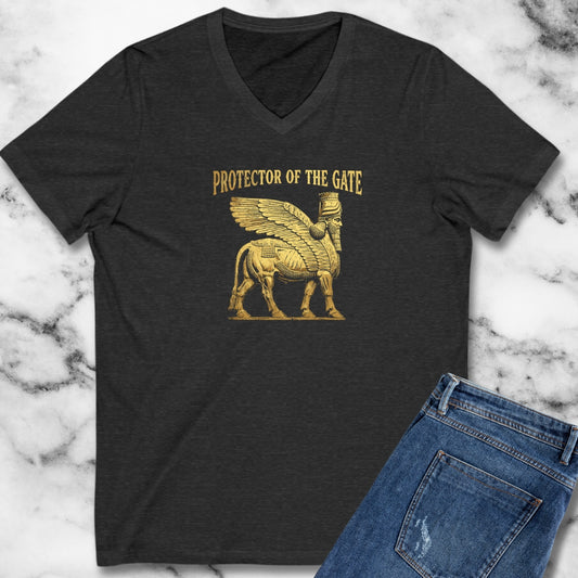 Lamassu Protector of the Gate V-Neck