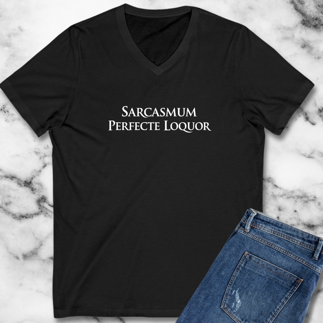 I Speak Fluent Sarcasm in Latin V-Neck