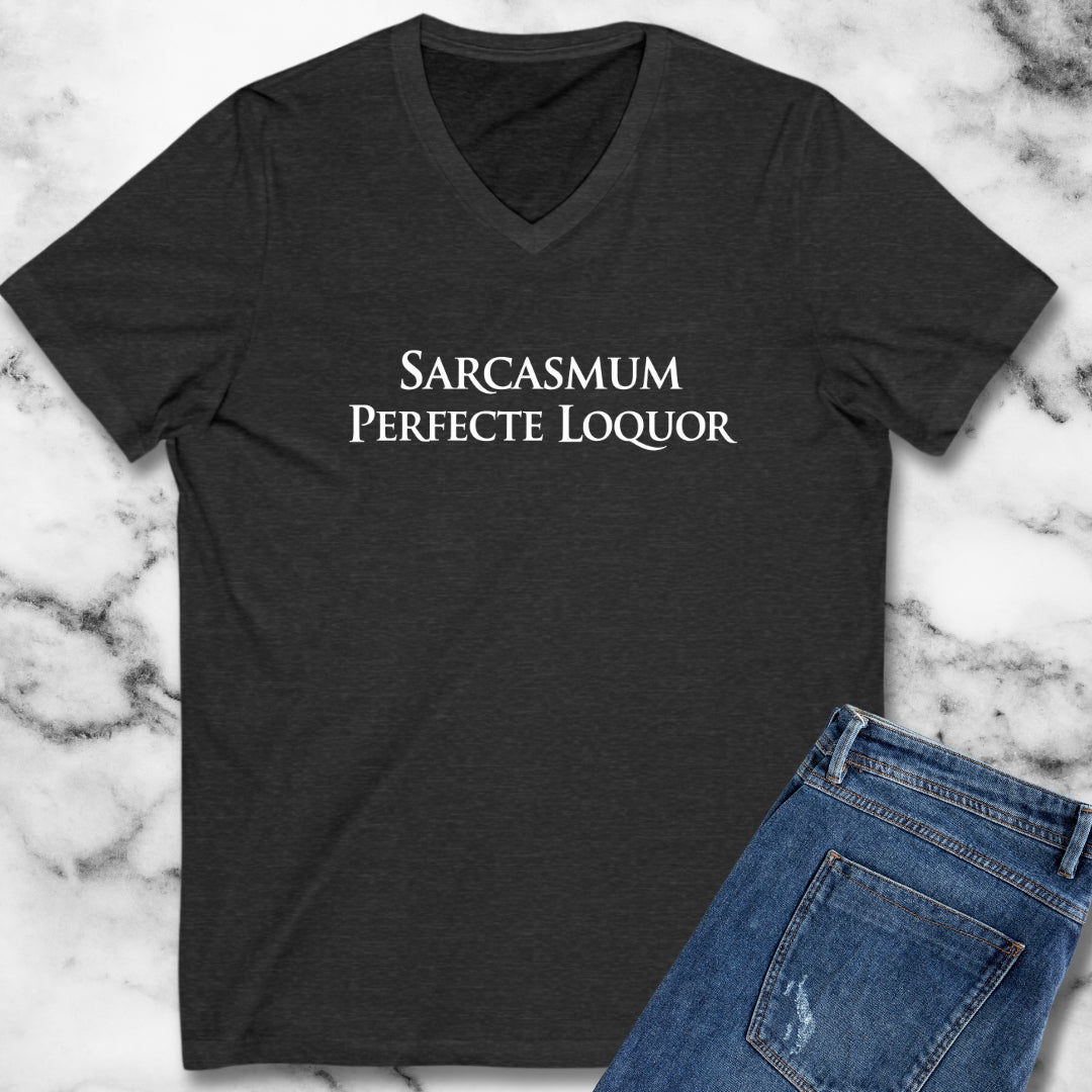 I Speak Fluent Sarcasm in Latin V-Neck