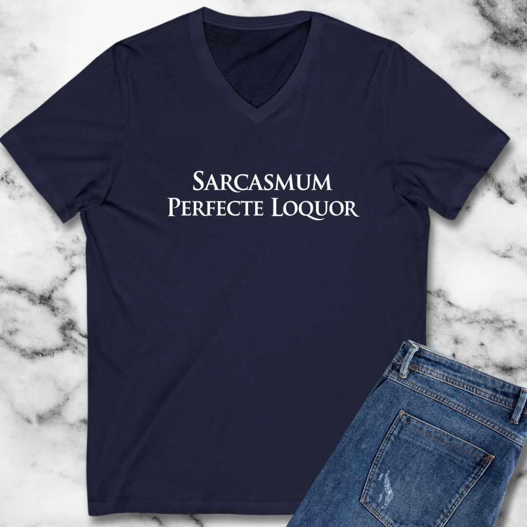 I Speak Fluent Sarcasm in Latin V-Neck