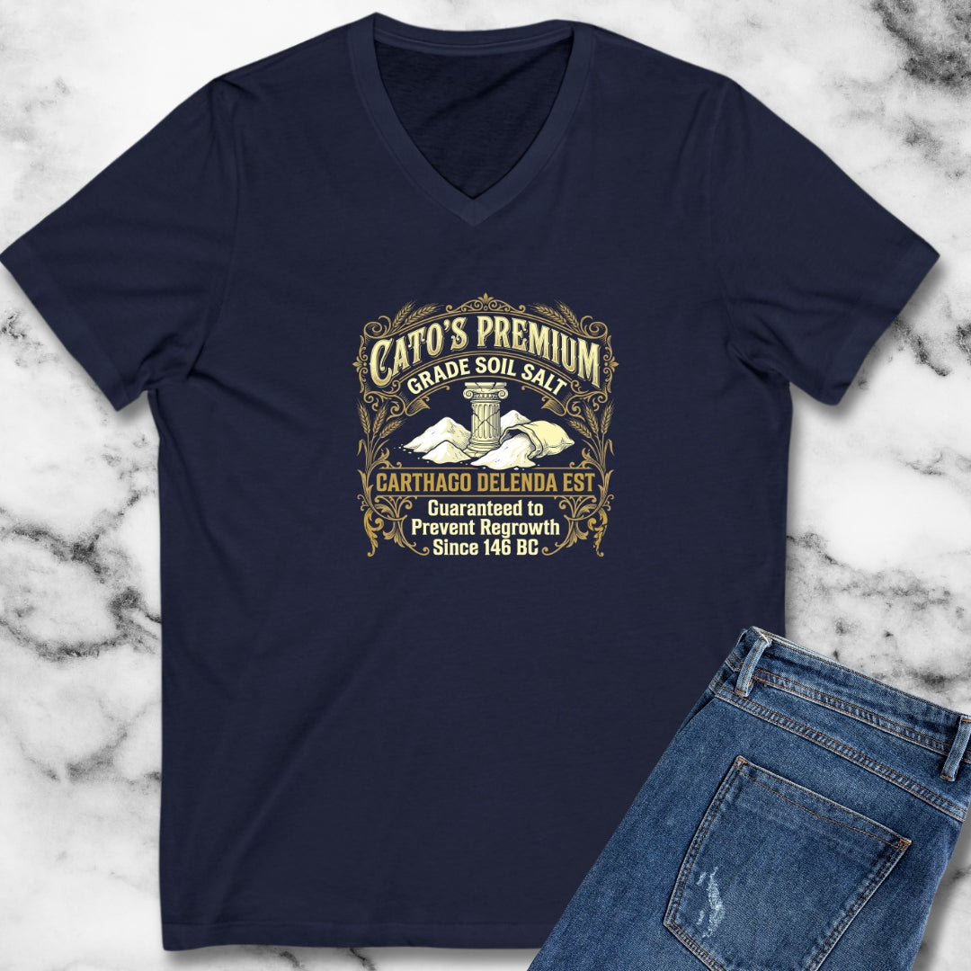 Cato Premium Salt Carthago Delenda Est V-Neck