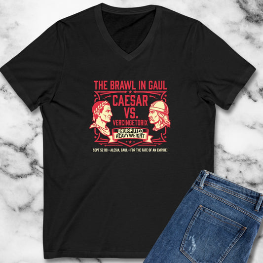 Caesar vs Vercingetorix Battle of Alesia V-Neck