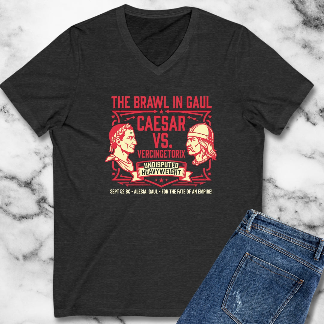 Caesar vs Vercingetorix Battle of Alesia V-Neck