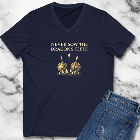 Cadma Never Sow Dragon Teeth V-Neck