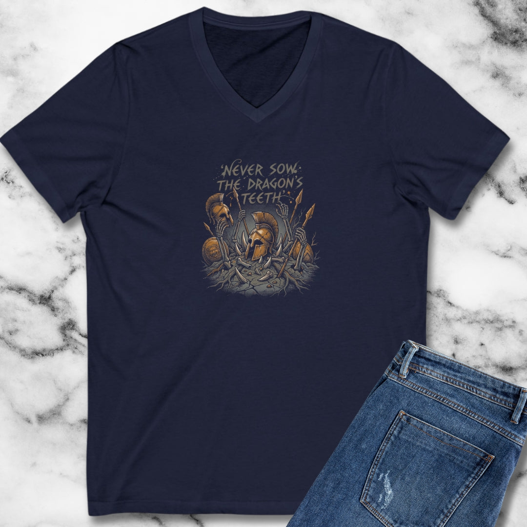 Jason Argonauts Sow Dragon Teeth V-Neck