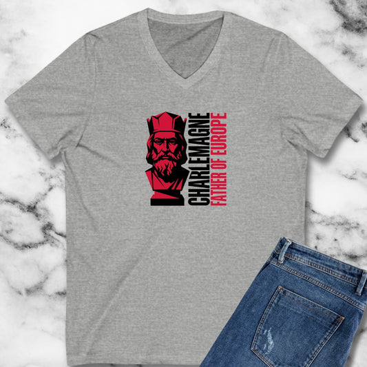 Charlemagne Father of Europe V-neck