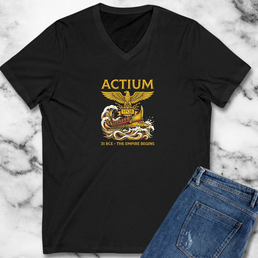 Battle of Actium Empire Begins V-Neck