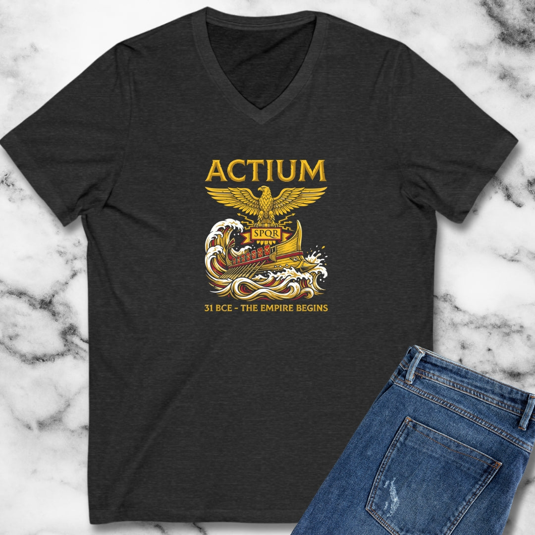 Battle of Actium Empire Begins V-Neck